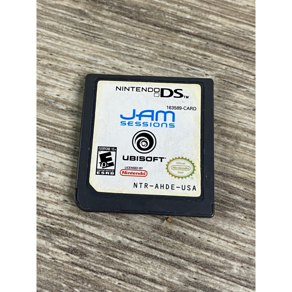 Jam Sessions Nintendo DS Game Cartridge Ubisoft‎ NTR-AHDE-USA Music Guitar Sim